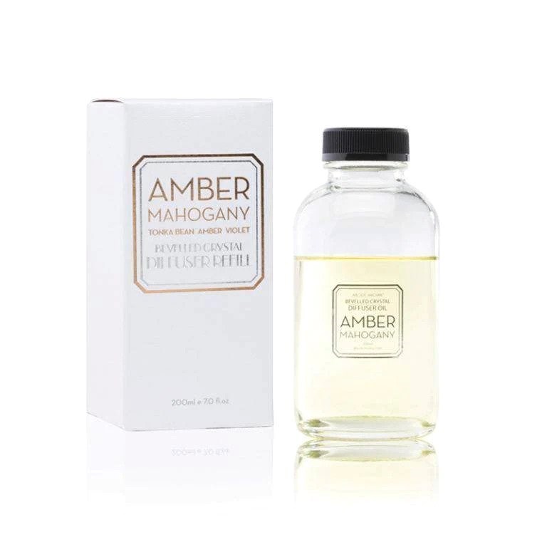 Abode Aroma Crystal Diffuser Refill Amber Mahogany 1