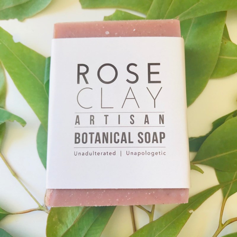 Botanical Bar Soap Rose Clay