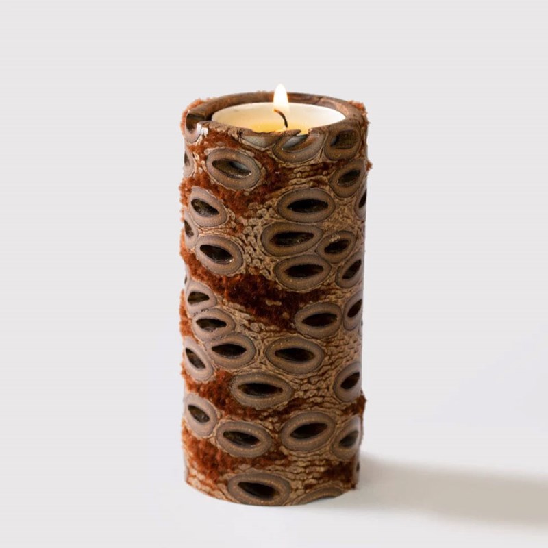 Banksia Medium Pillar Candle 1