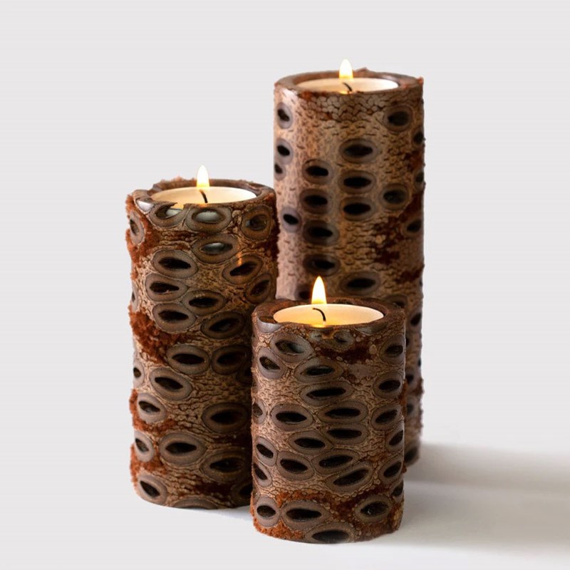 Banksia Short Pillar Candle 2