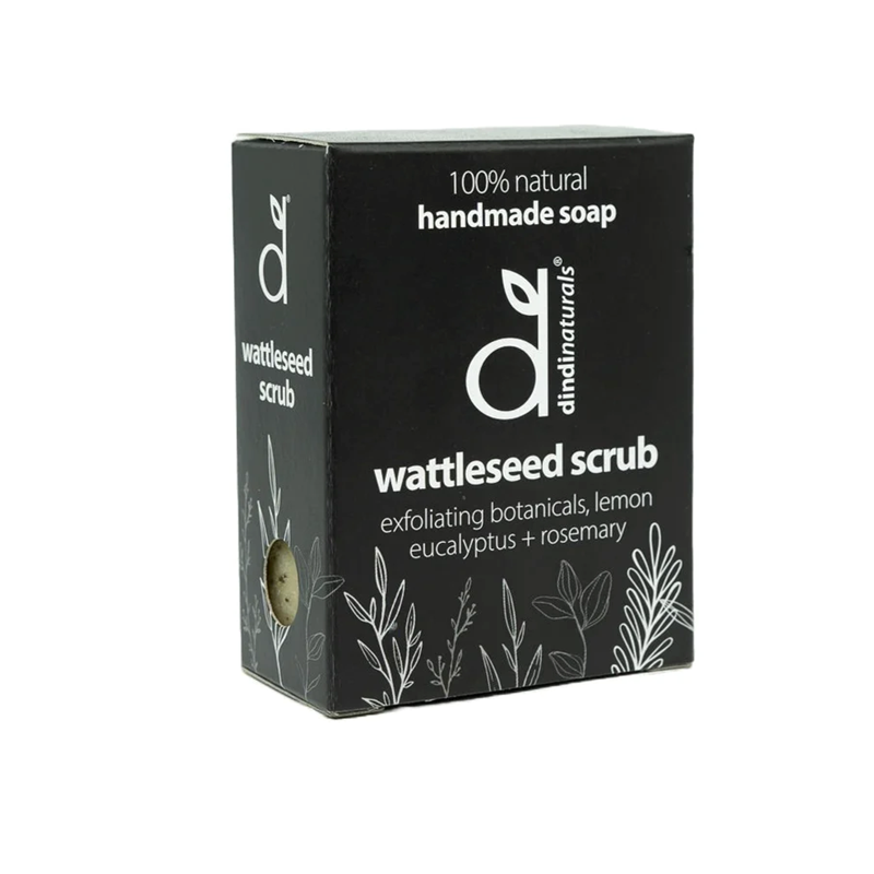 Dindi Naturals Boxed Soap Wattleseed Scrub