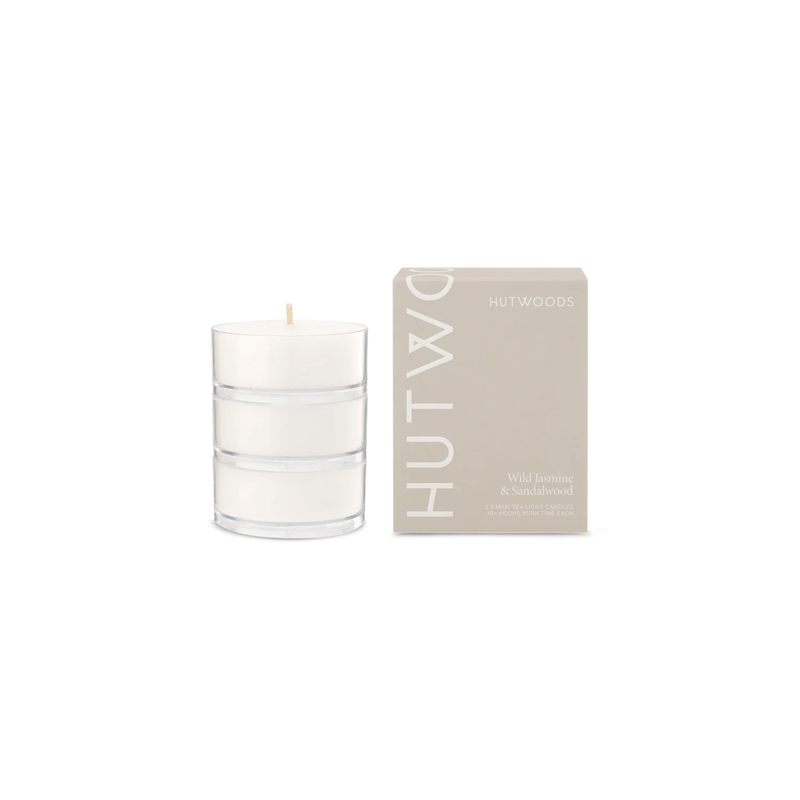 Wild Jasmine Sandalwood Maxi Tealights 1